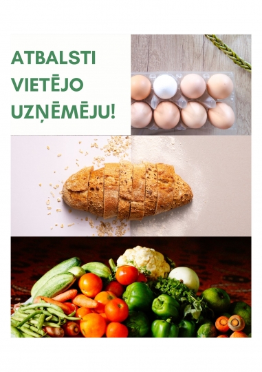 Pasūti vietējo ražotāju produkciju