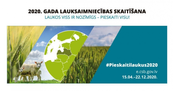 Latvijā sākas lauksaimniecības skaitīšana