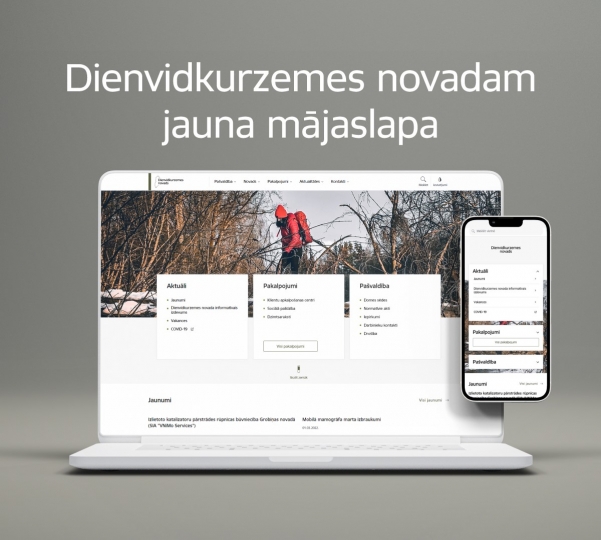 DIENVIDKURZEMES NOVADAM JAUNA MĀJASLAPA - WWW.DIENVIDKURZEMESNOVADS.LV