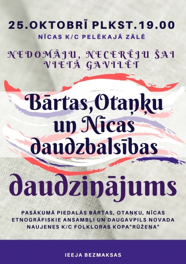 Bārtas, Otaņķu un Nīcas daudzbalsības daudzinājums