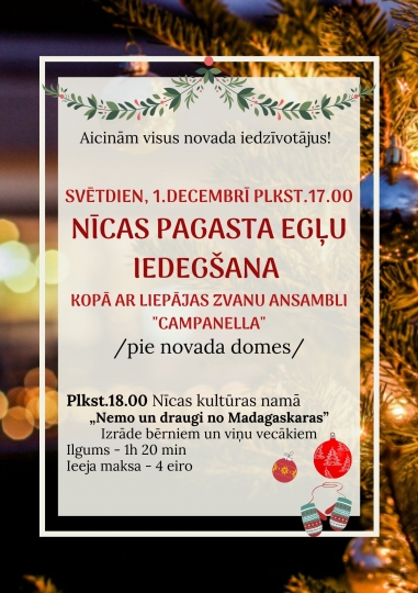 Nīcas pagasta egļu iedegšana