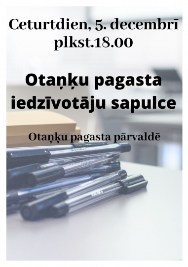 Otaņķu pagasta iedzīvotāju sapulce