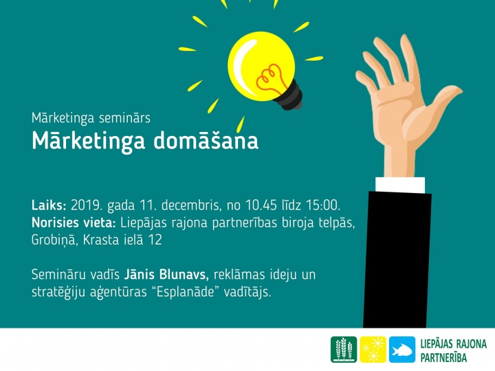 MĀRKETINGA SEMINĀRS Grobiņā