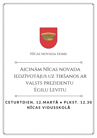 Latvijas Valsts prezidenta vizīte Nīcā